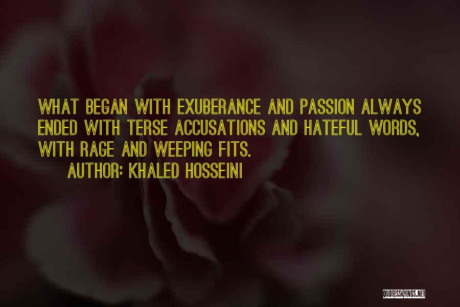 Love Exuberance Quotes By Khaled Hosseini
