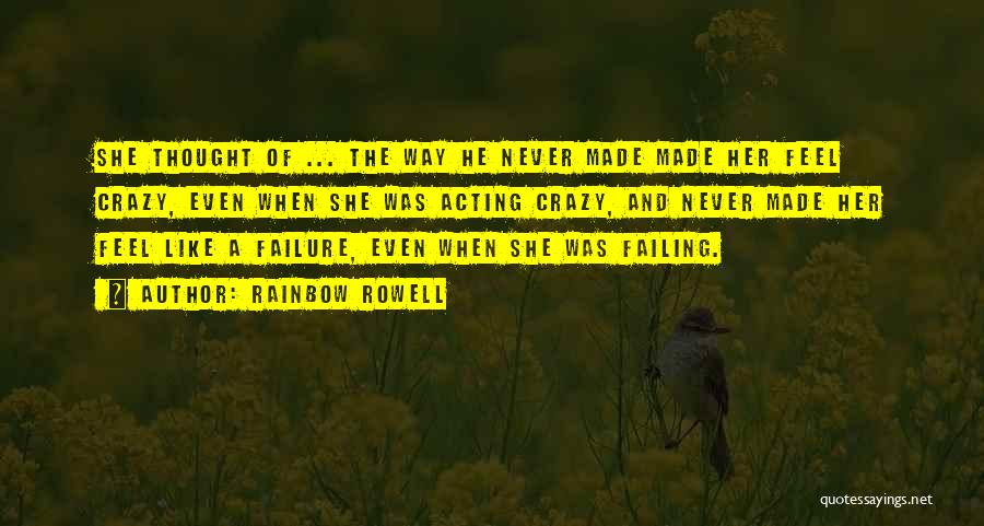 Love Failing Quotes By Rainbow Rowell