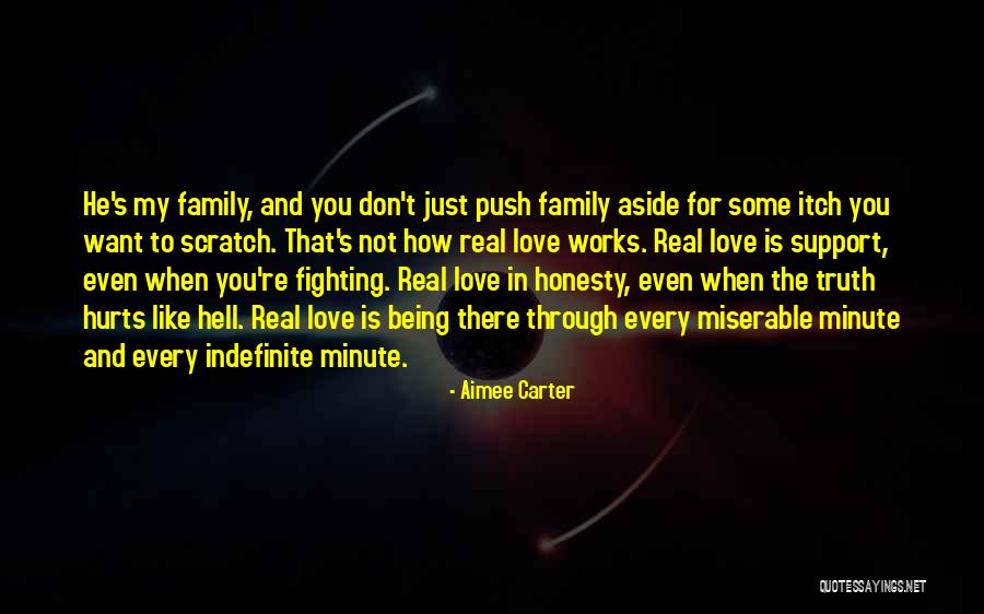 Love Family Support Quotes By Aimee Carter Love Family Support Quotes By Aimee Carter