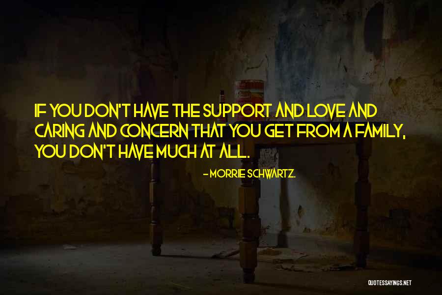 Love Family Support Quotes By Morrie Schwartz. Love Family Support Quotes By Morrie Schwartz.