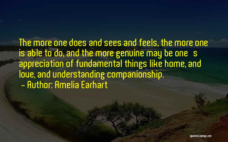 Love Feels Like Home Quotes By Amelia Earhart