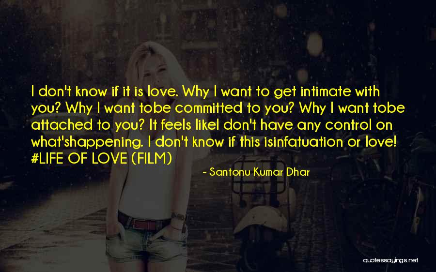 Love Feels Like Quotes By Santonu Kumar Dhar