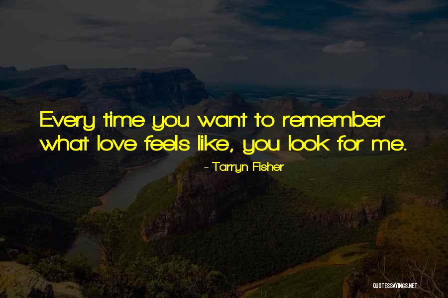 Love Feels Like Quotes By Tarryn Fisher