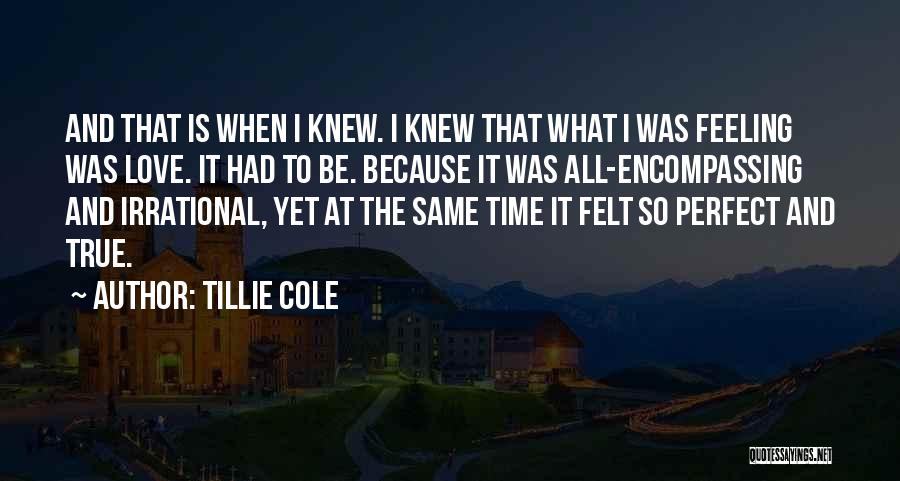 Love Felt Quotes By Tillie Cole