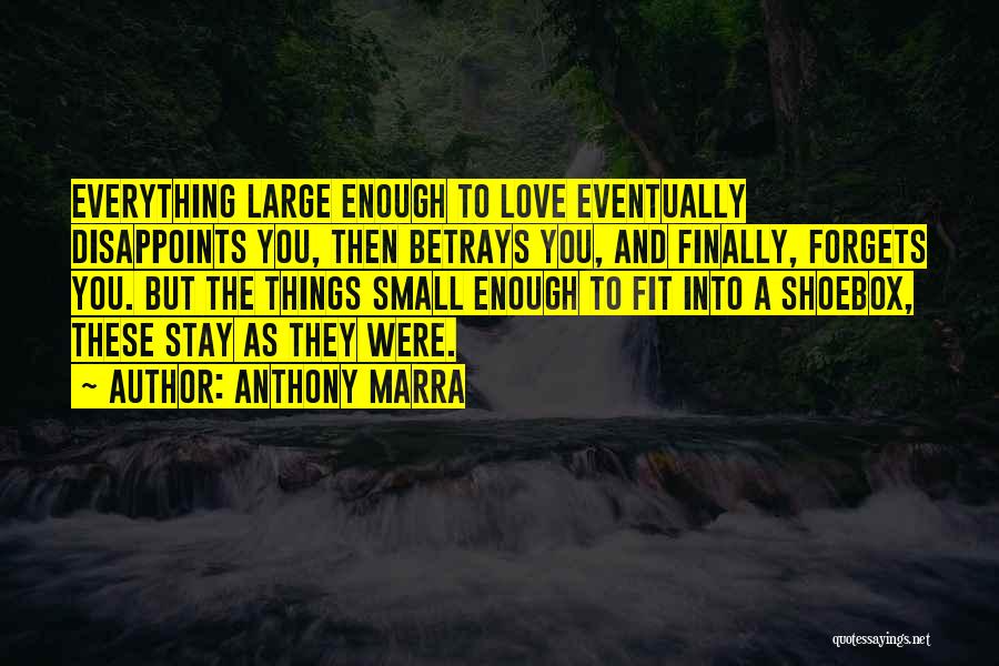 Love Fit Quotes By Anthony Marra