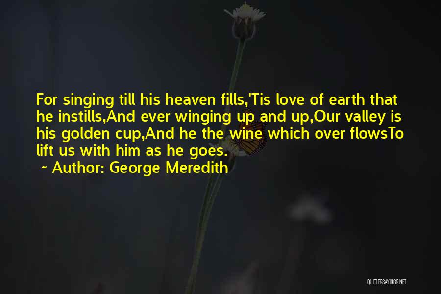 Love Flows Quotes By George Meredith