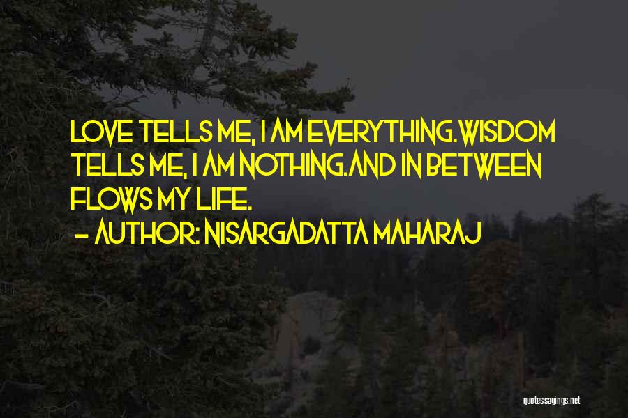 Love Flows Quotes By Nisargadatta Maharaj