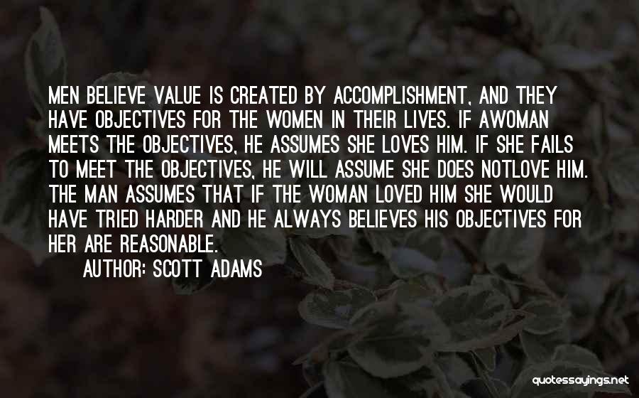 Love For Her By Him Quotes By Scott Adams