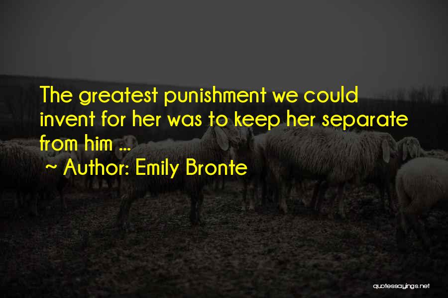 Love For Him From Her Quotes By Emily Bronte