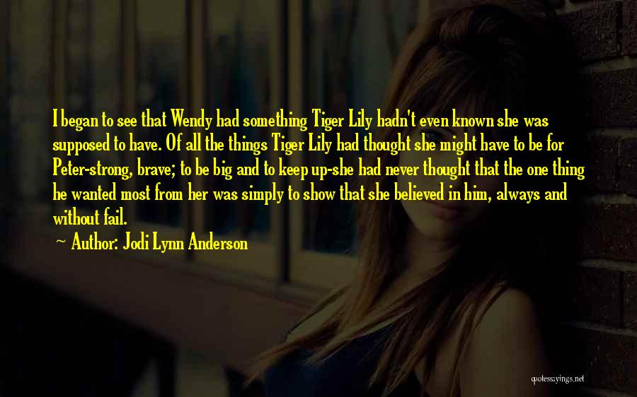 Love For Him From Her Quotes By Jodi Lynn Anderson