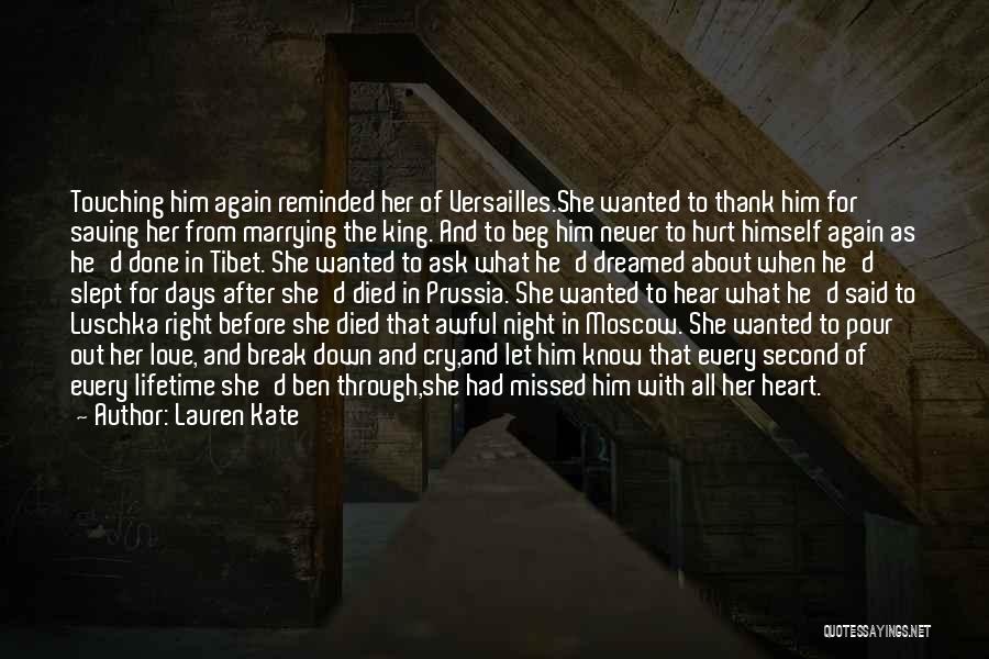 Love For Him From Her Quotes By Lauren Kate