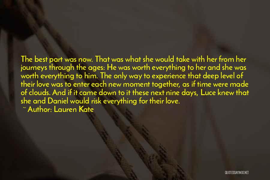 Love For Him From Her Quotes By Lauren Kate