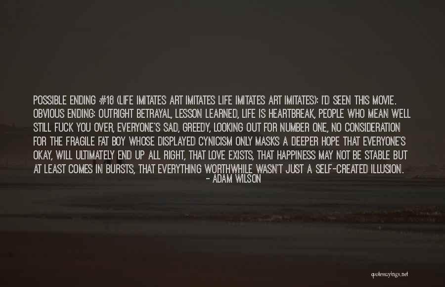 Love For Life Quotes By Adam Wilson