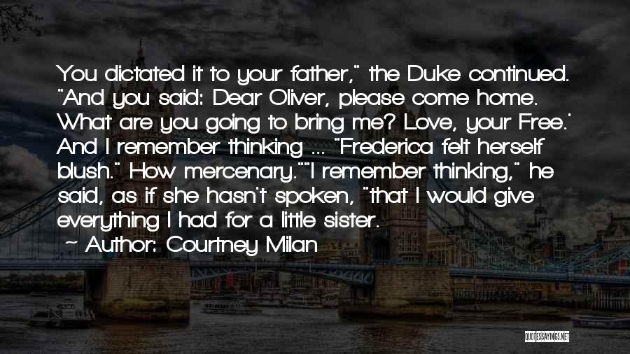 Love For Little Sister Quotes By Courtney Milan