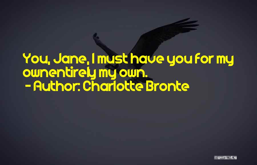 Love For Marriage Quotes By Charlotte Bronte