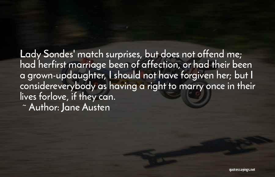 Love For Marriage Quotes By Jane Austen