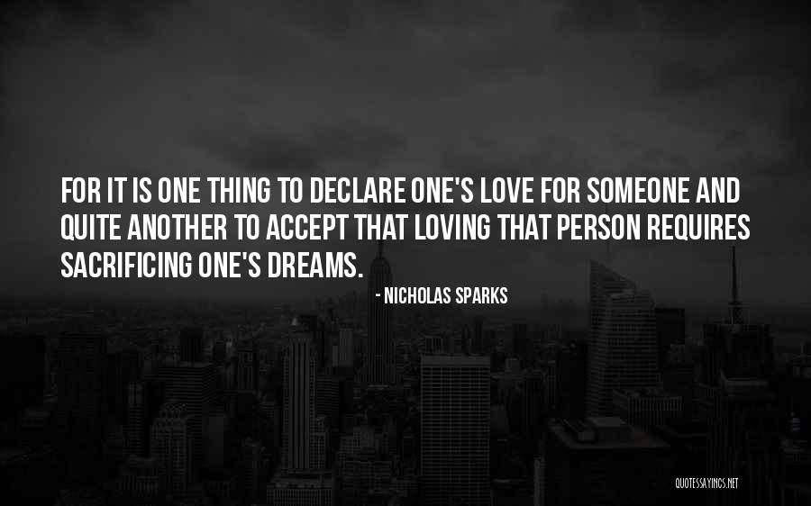 Love For One Another Quotes By Nicholas Sparks