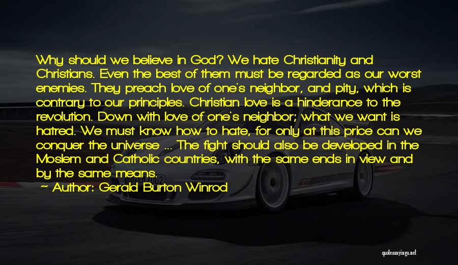 Love For One's Country Quotes By Gerald Burton Winrod