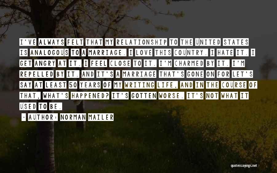 Love For The Country Quotes By Norman Mailer