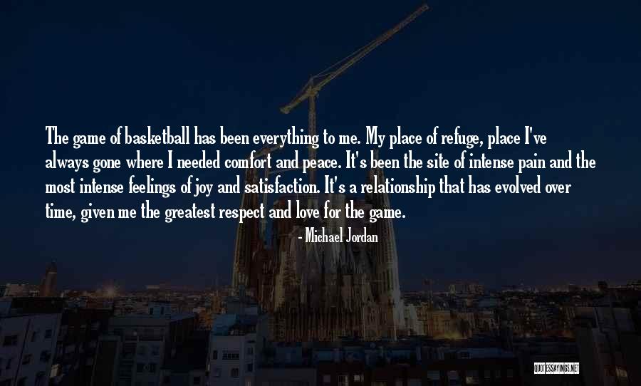 Love For The Game Of Basketball Quotes By Michael Jordan