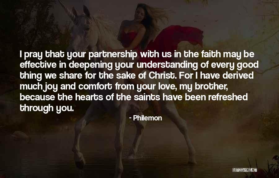 Love For Your Brother Quotes By Philemon