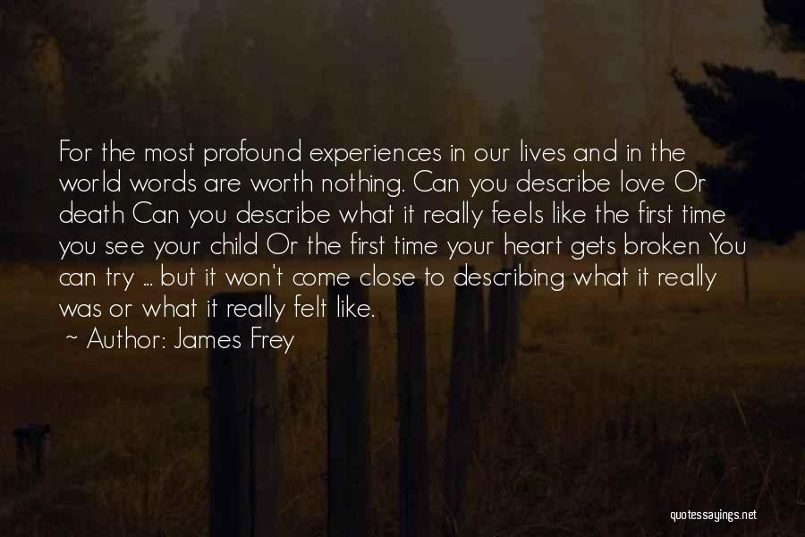 Love For Your Child Quotes By James Frey