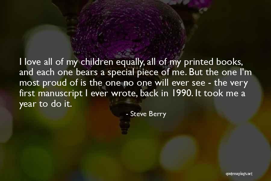 Love From Children's Books Quotes By Steve Berry Love From Children's Books Quotes By Steve Berry
