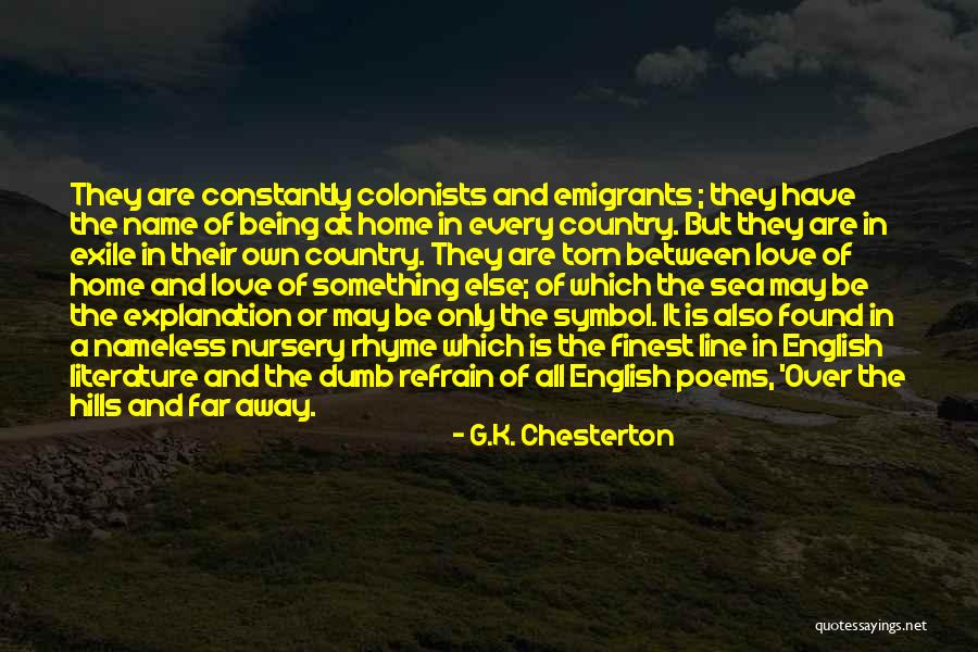 Love From English Literature Quotes By G.K. Chesterton Love From English Literature Quotes By G.K. Chesterton