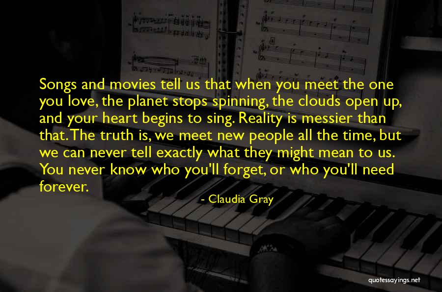 Love From Songs And Movies Quotes By Claudia Gray