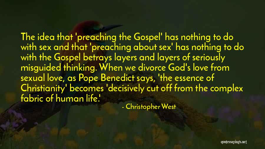 Love From The Pope Quotes By Christopher West Love From The Pope Quotes By Christopher West