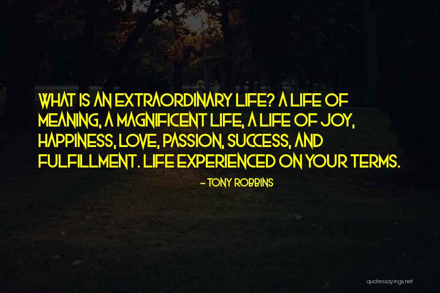 Love Fulfillment Quotes By Tony Robbins