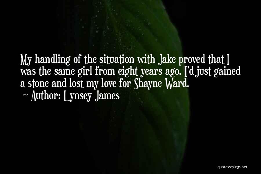 Love Gained Quotes By Lynsey James