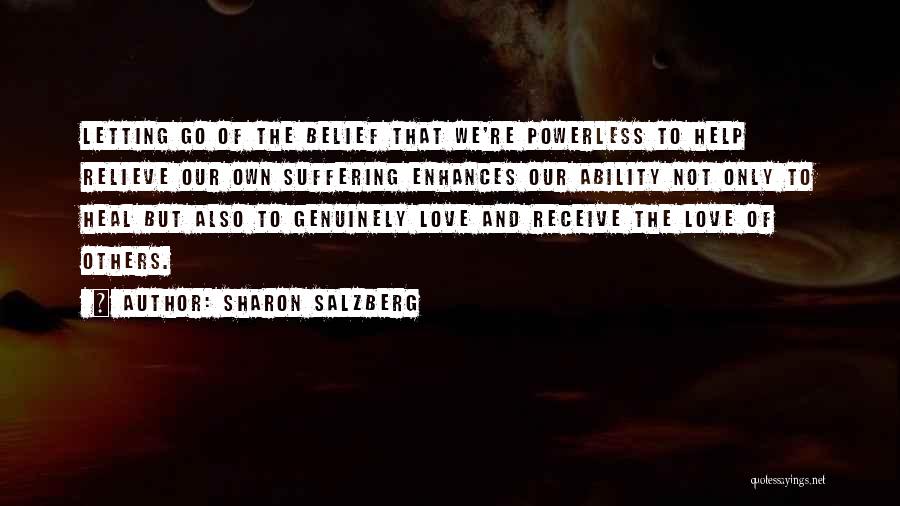 Love Genuinely Quotes By Sharon Salzberg