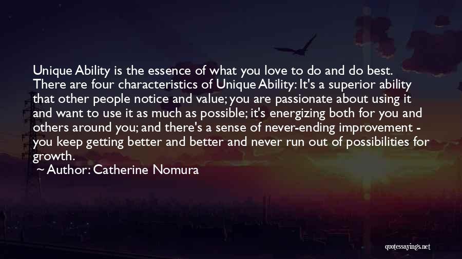 Love Getting Better Quotes By Catherine Nomura