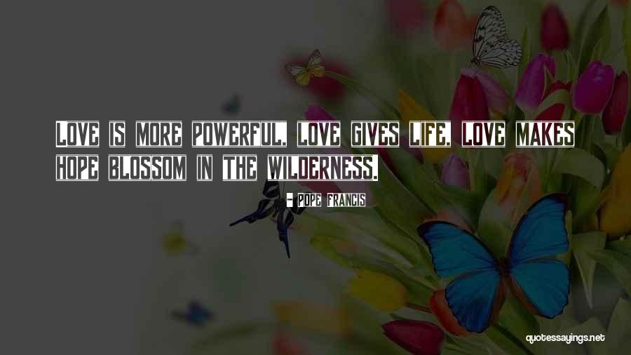 Love Gives Hope Quotes By Pope Francis