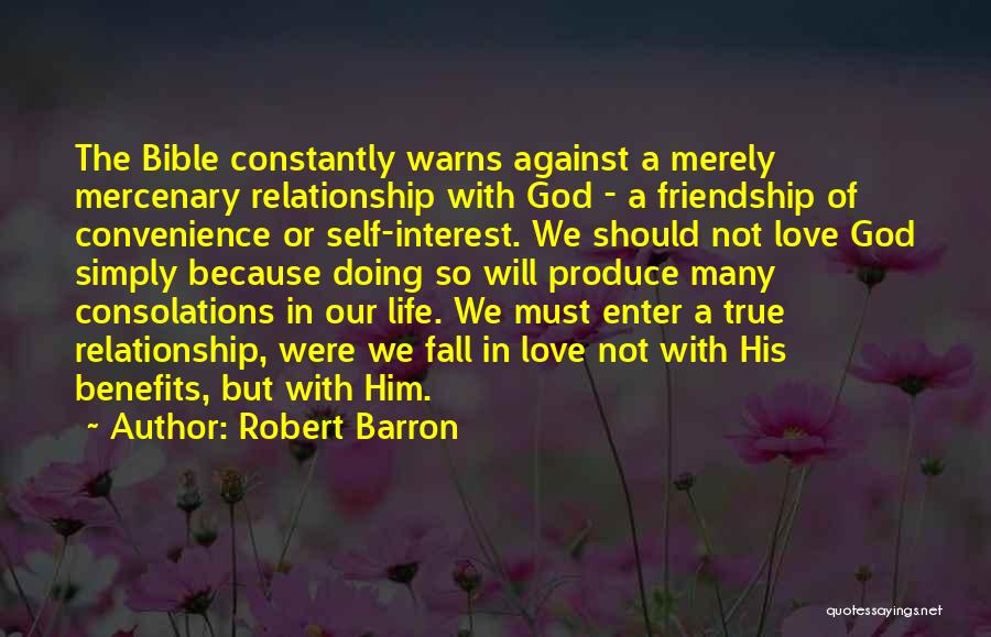 Love God Relationship Quotes By Robert Barron