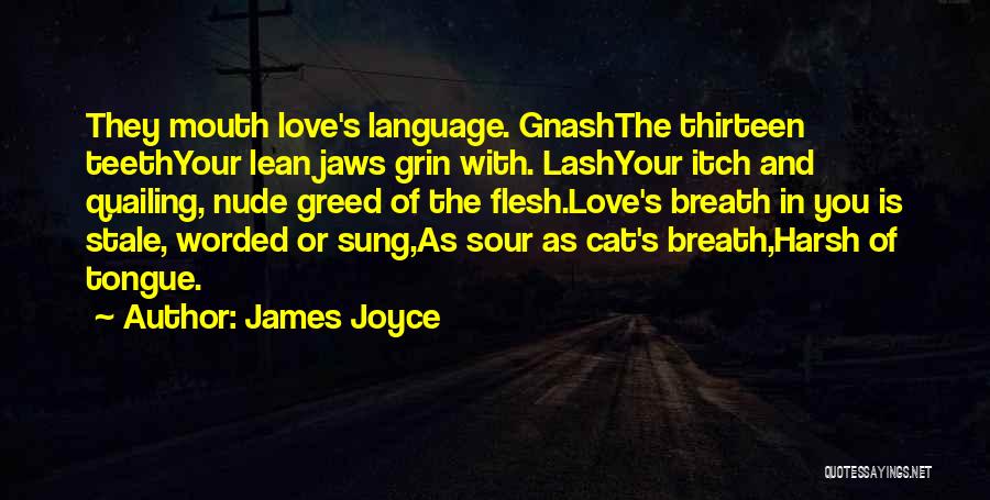 Love Going Sour Quotes By James Joyce
