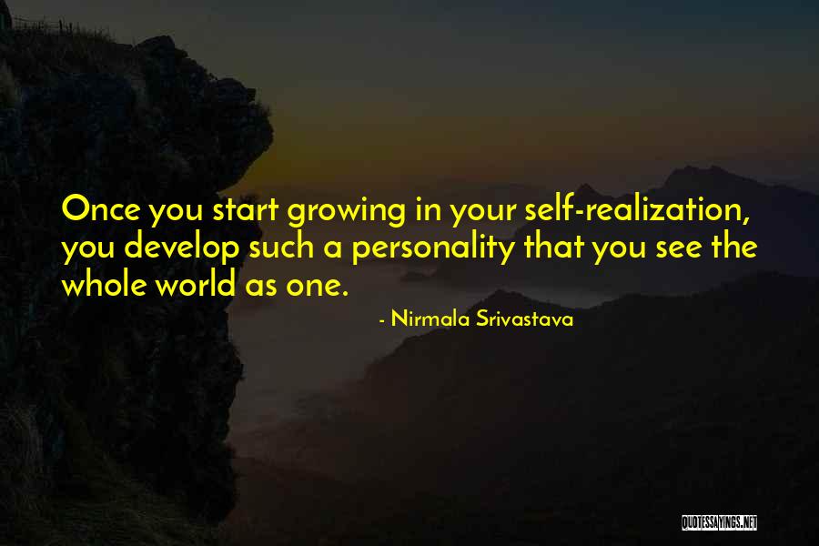 Love Growing Quotes By Nirmala Srivastava