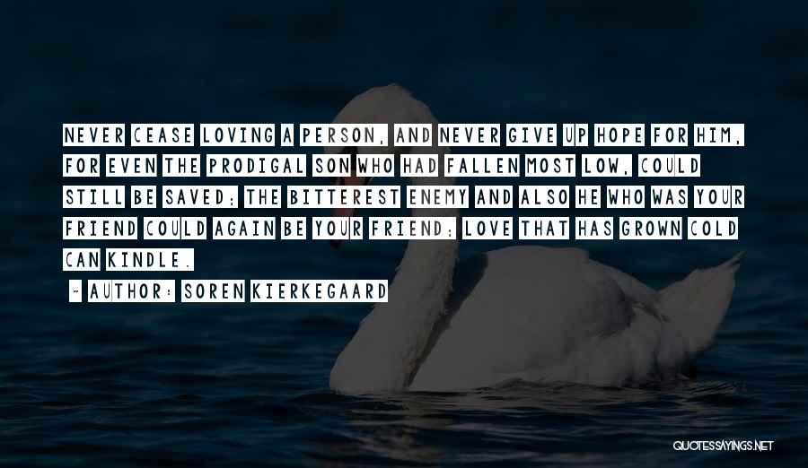 Love Grown Cold Quotes By Soren Kierkegaard