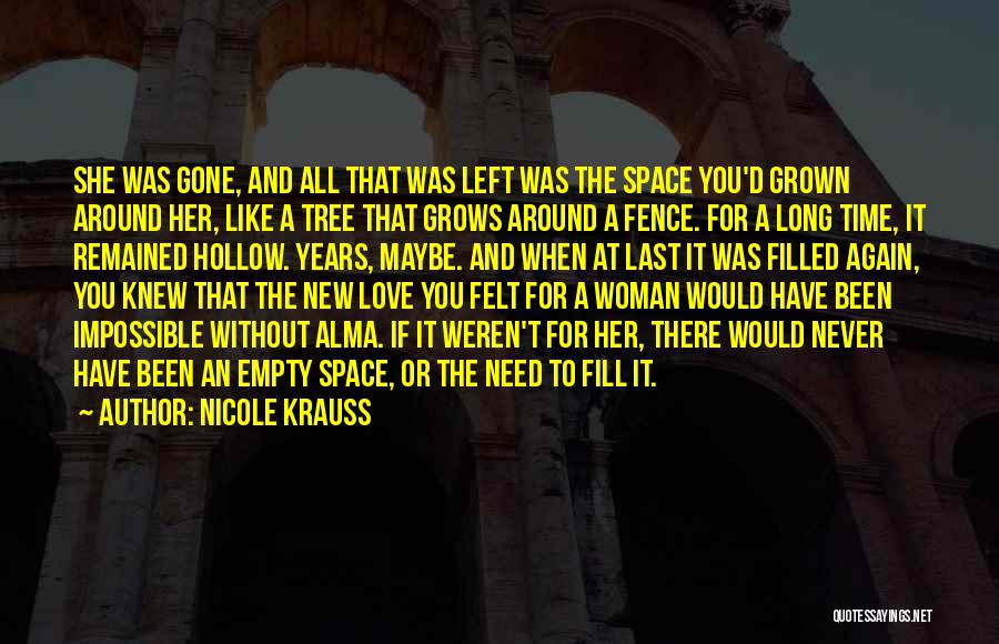 Love Grows With Time Quotes By Nicole Krauss