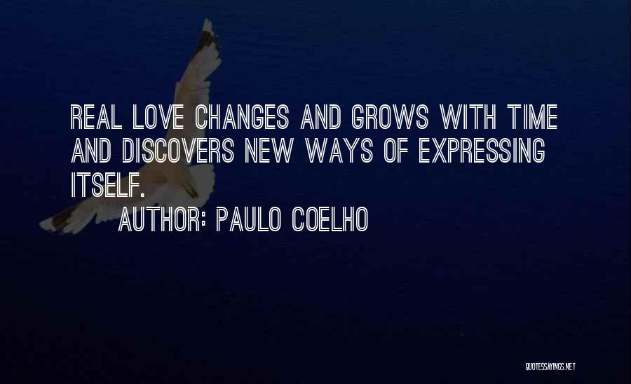 Love Grows With Time Quotes By Paulo Coelho