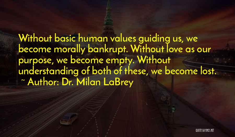 Love Guiding Quotes By Dr. Milan LaBrey
