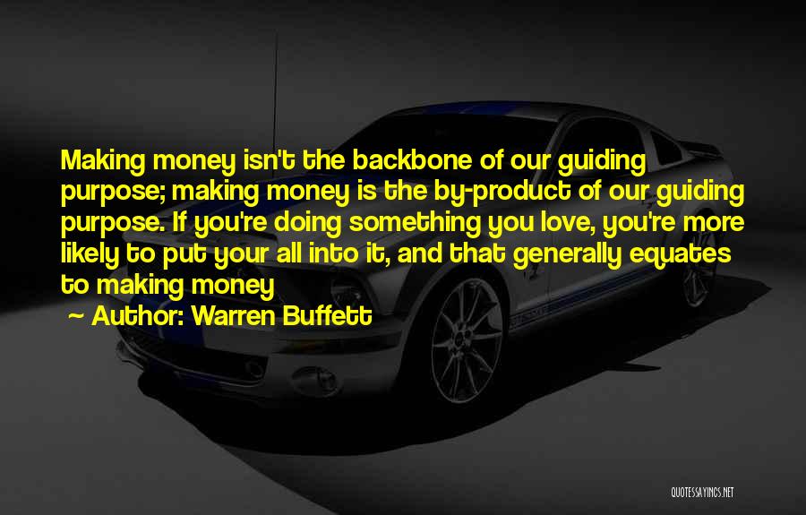 Love Guiding Quotes By Warren Buffett