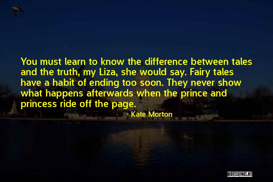 Love Habit Quotes By Kate Morton