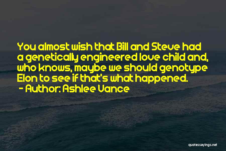 Love Happened Quotes By Ashlee Vance