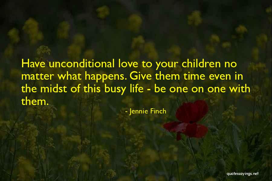 Love Happens Only One Time Quotes By Jennie Finch