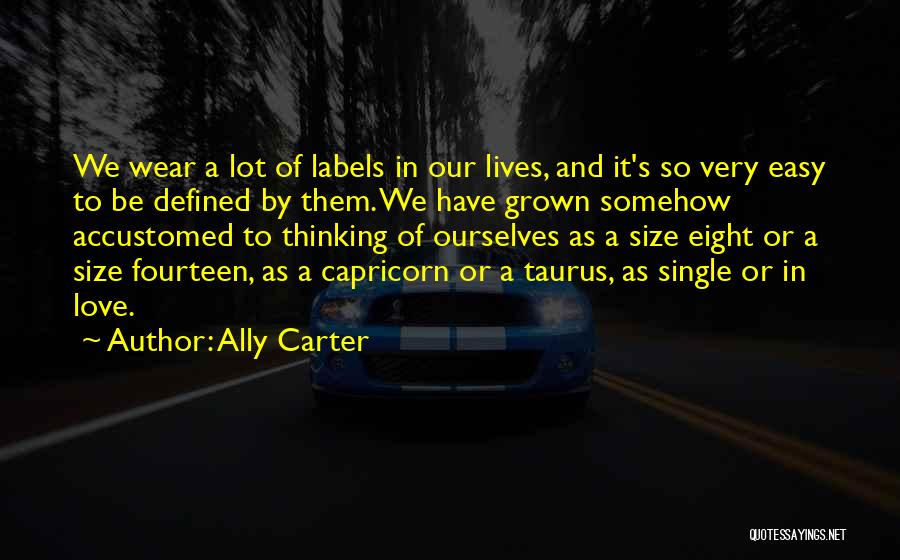 Love Has No Labels Quotes By Ally Carter