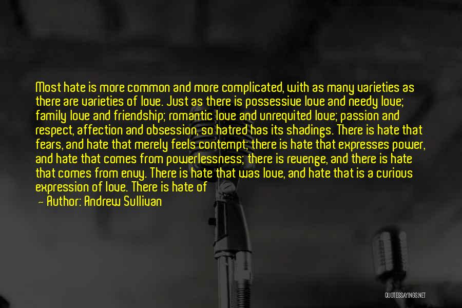 Love Hate Passion Quotes By Andrew Sullivan