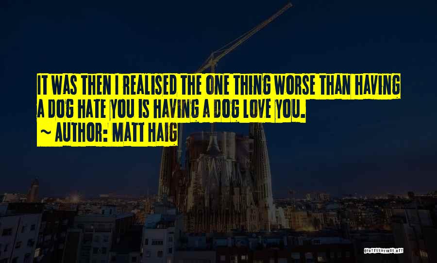 Love Hate Thing Quotes By Matt Haig