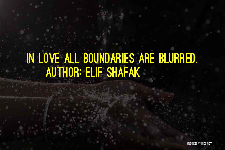 Love Have No Boundaries Quotes By Elif Shafak